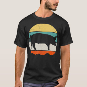 T-shirt Pig Piglet Farm Farmer Butcher Pork Meat BBQ Lover