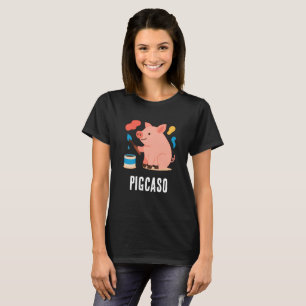 T-shirt Pigcaso drôle