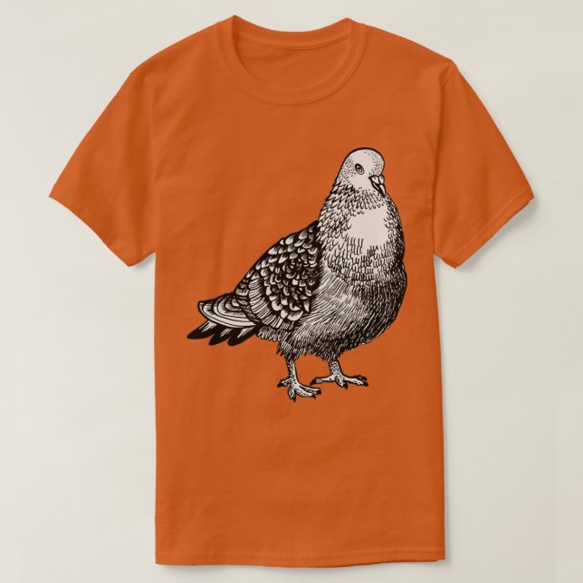 T-shirt Pigeon 20 (Design devant)