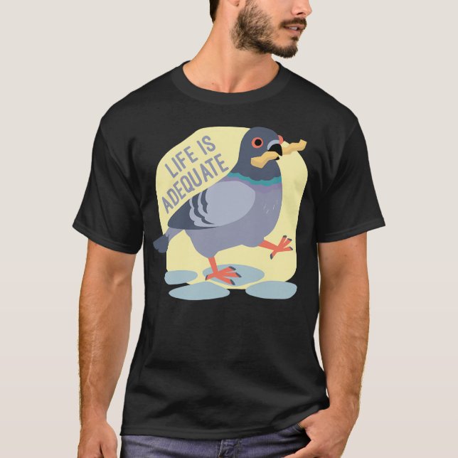T-shirt Pigeon adéquat (Devant)