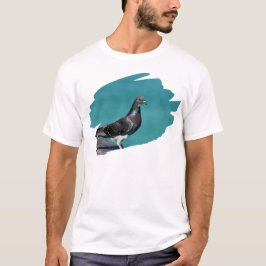 T-shirt Pigeon Avec Vue