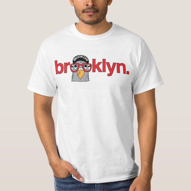 T-shirt pigeon de Brooklyn (Devant)