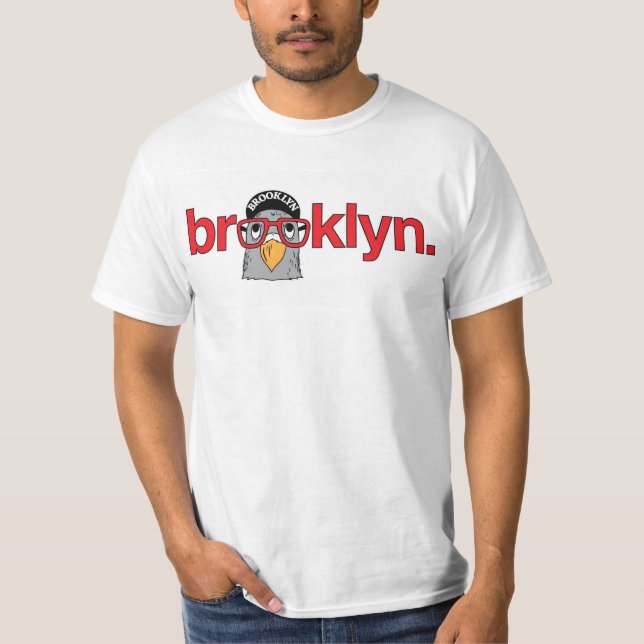 T-shirt pigeon de Brooklyn (Devant)