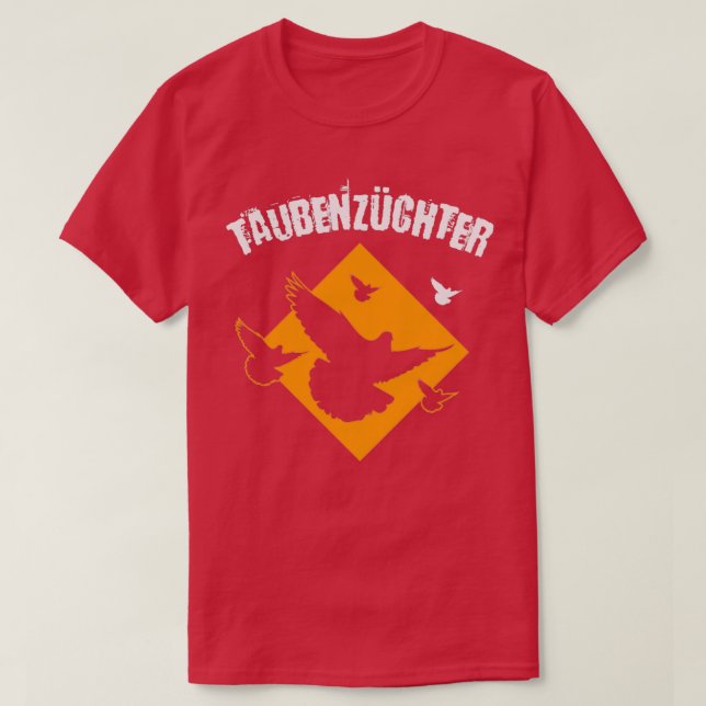 T-shirt Pigeon éleveur pigeon sport (Design devant)