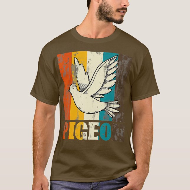 T-shirt Pigeon en détresse (Devant)