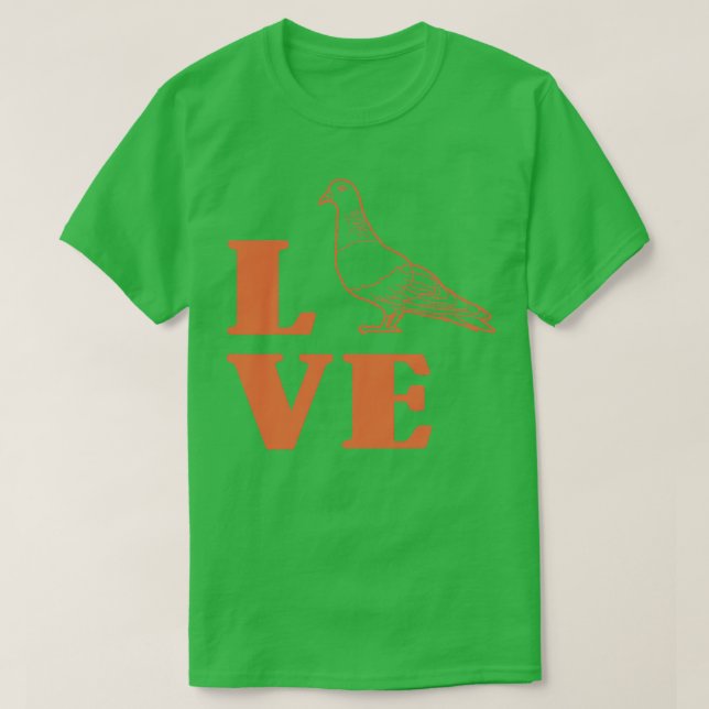T-shirt Pigeon Fancier Porte-Oiseaux Pigeon (Design devant)