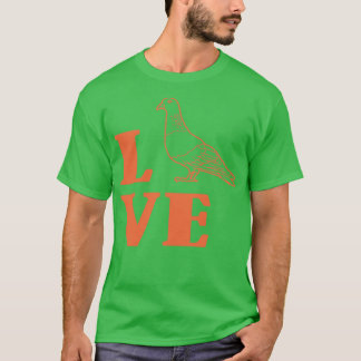 T-shirt Pigeon Fancier Porte-Oiseaux Pigeon
