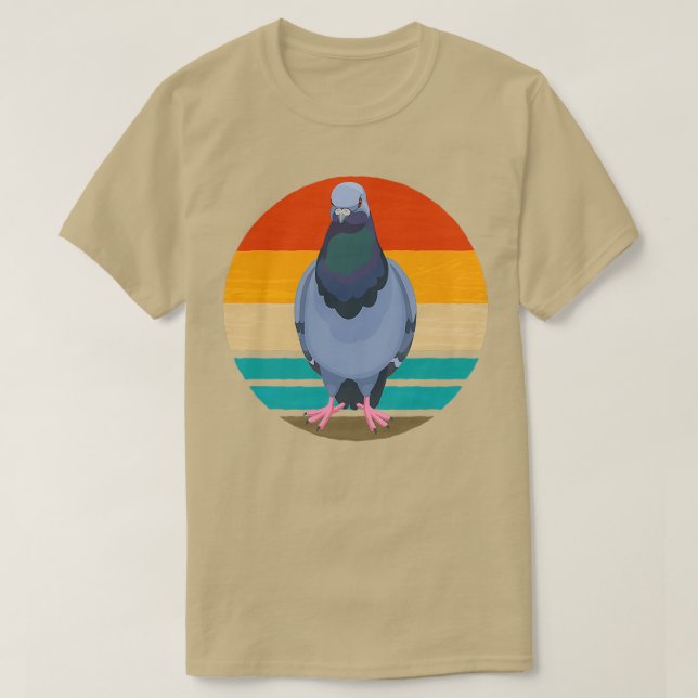 T-shirt Pigeon Fancier Porte-Oiseaux Pigeon 21 (Design devant)