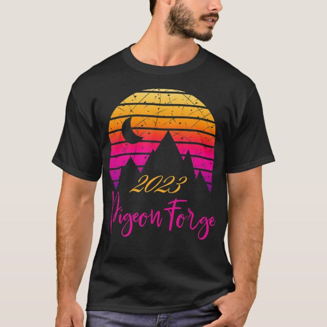 T-shirt Pigeon Forge Tennessee 2023 Vacances en famille (Devant)