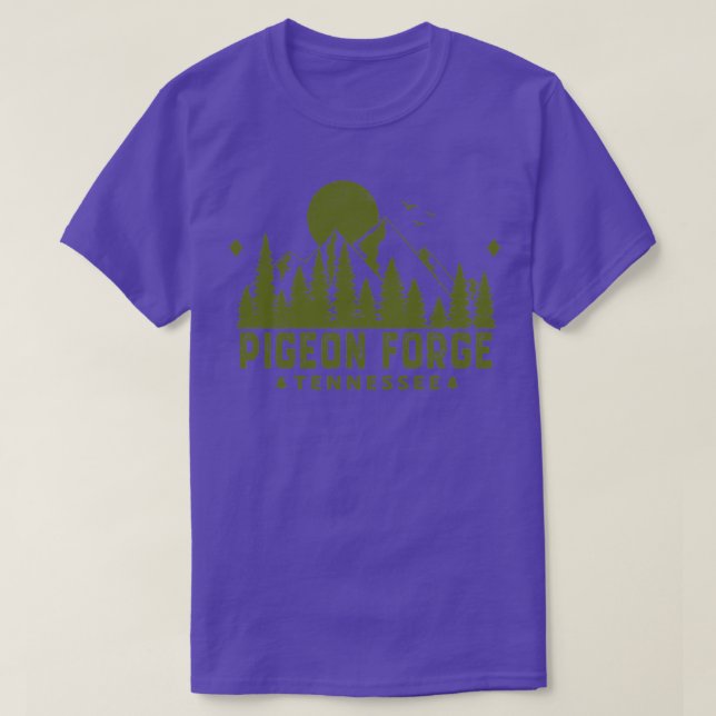 T-shirt Pigeon Forge Tennessee Mountain Souvenir (Design devant)