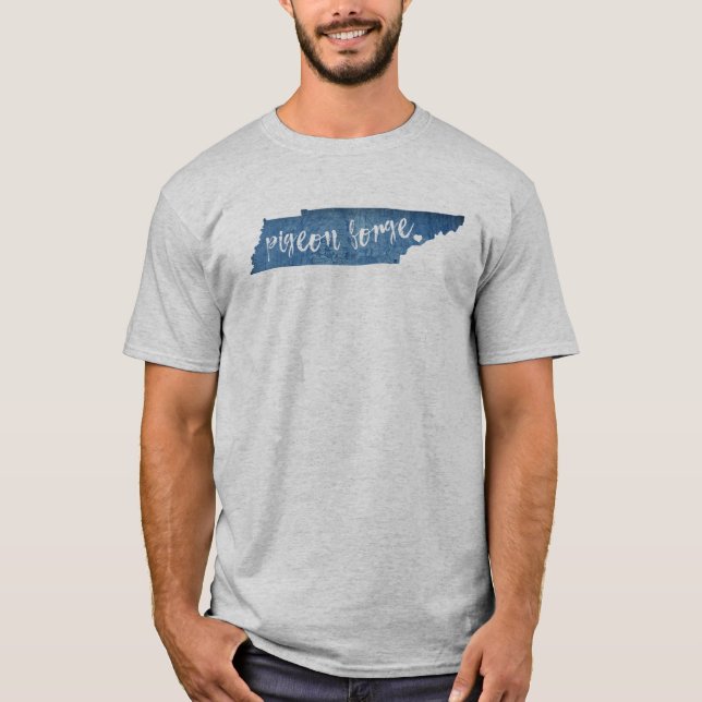 T-shirt Pigeon Forge Tennessee Wood Grain (Devant)