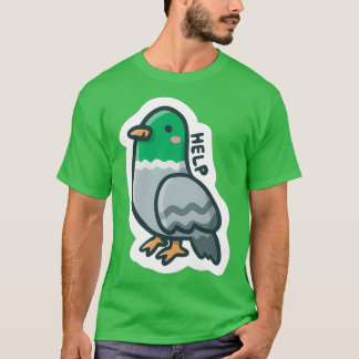 T-shirt Pigeon Help