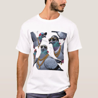 T-shirt Pigeon Hood