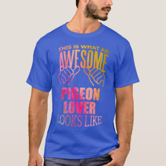 T-shirt Pigeon Lover Design amusant Cadeau design en Water