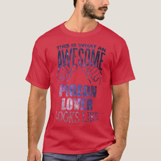T-shirt Pigeon Lover Design Drôle Conception Cadeau