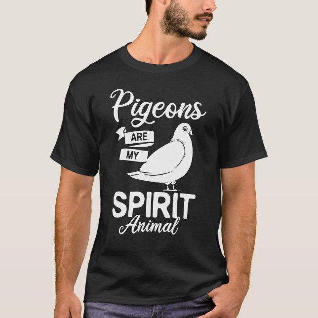 T-shirt Pigeon Oiseau éleveur OEufs de nid de bébé Aliment (Devant)