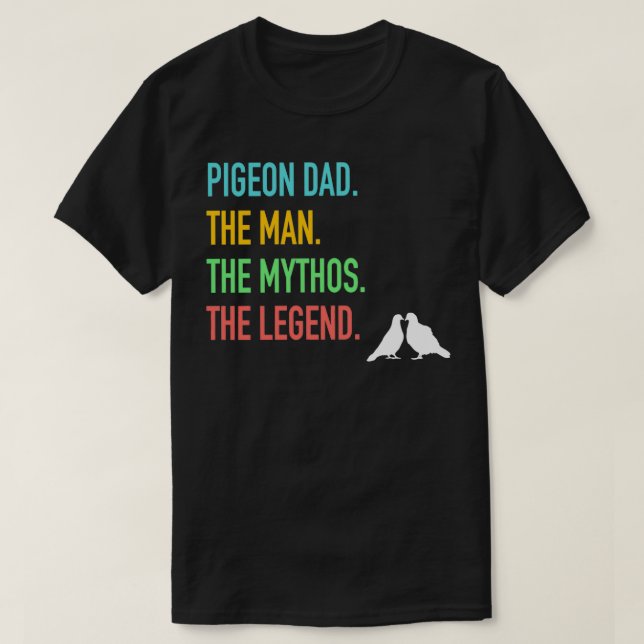T-shirt Pigeon Papa 1 (Design devant)