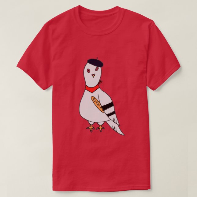 T-shirt Pigeon parisien (Design devant)