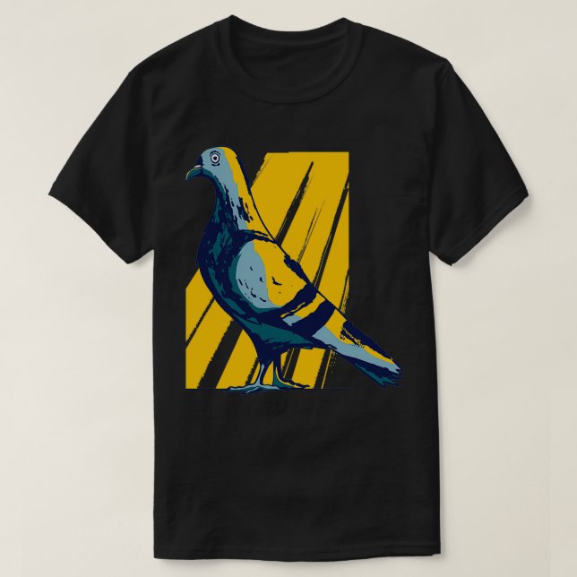 T-shirt pigeon pigeon pigeon pigeon pigeon pigeon pigeon p (Design devant)