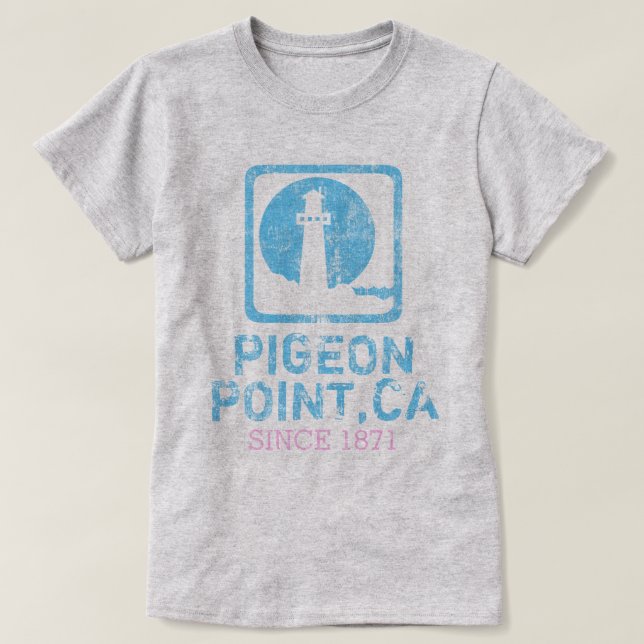 T-shirt Pigeon Point California DS (Design devant)
