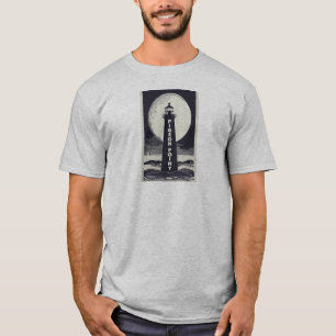 T-shirt Pigeon Point Lighthouse California Moon