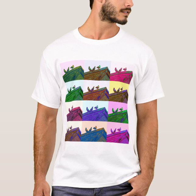 T-shirt Pigeon Pop (Devant)