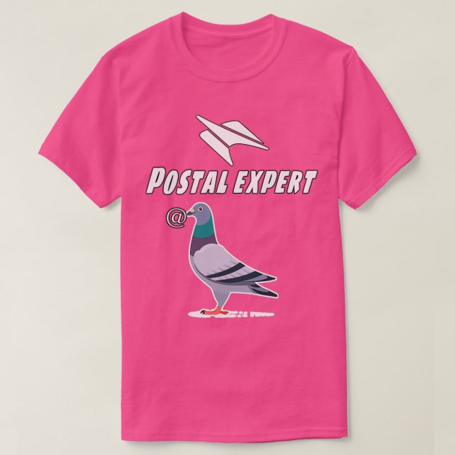 T-shirt pigeon post expert le pigeon porteur élevage 2 (Design devant)