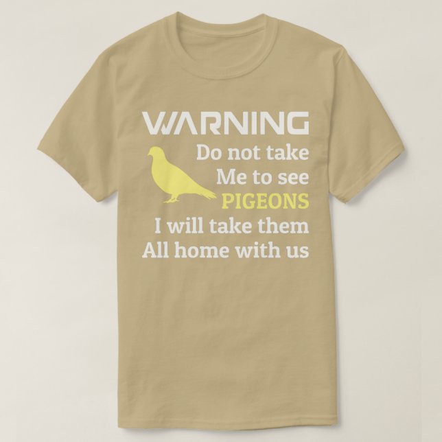 T-shirt Pigeon Racing Auteur Fancier Élevage Funny (Design devant)