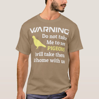 T-shirt Pigeon Racing Auteur Fancier Élevage Funny