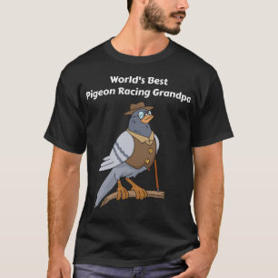 T-shirt Pigeon Racing Cadeau Hommes grand-père Fête des 