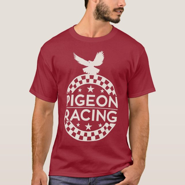 T-shirt Pigeon Racing Classic Bird Racers Cadeau (Devant)