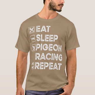 T-shirt Pigeon Racing Pigeon Fancier Bird Racing