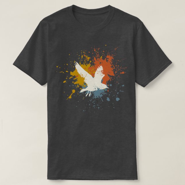 T-shirt Pigeon rétro 1 (Design devant)