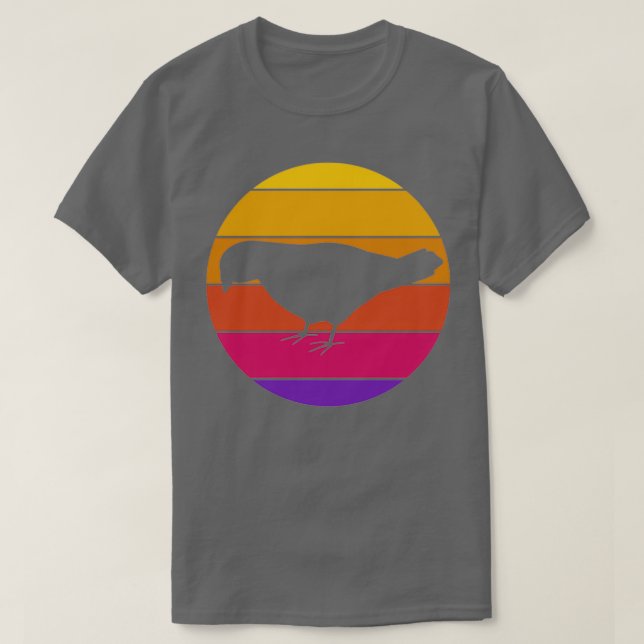 T-shirt Pigeon Retro Pigeon Cadeau Bird Amusant (Design devant)
