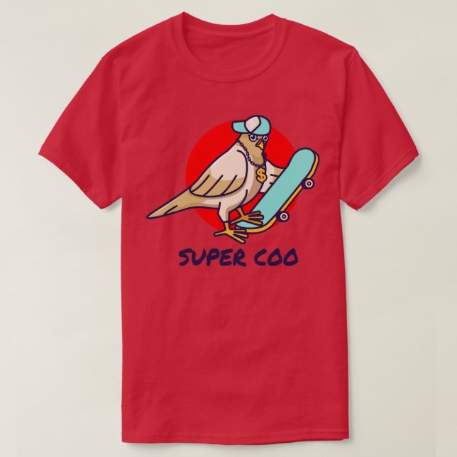 T-shirt Pigeon Super Coo (Design devant)