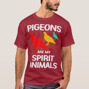 T-shirt Pigeon Vêtements Esprit Animal