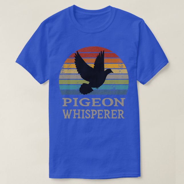T-shirt Pigeon Whisperer Retro 3 (Design devant)