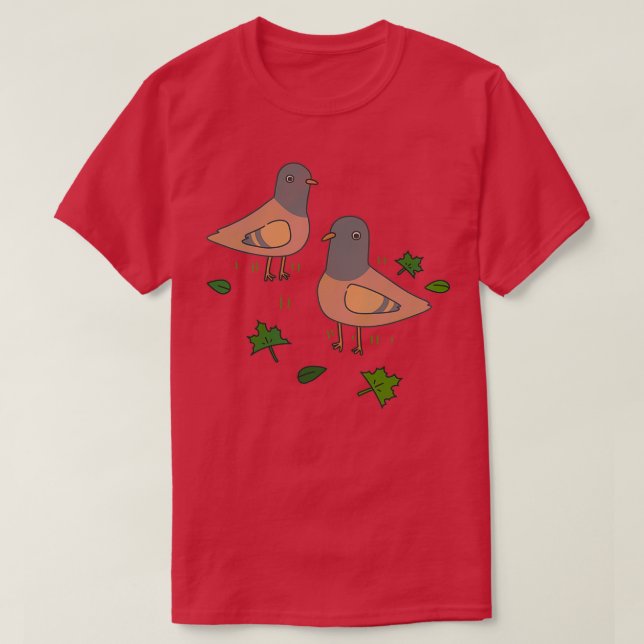 T-shirt Pigeons (Design devant)
