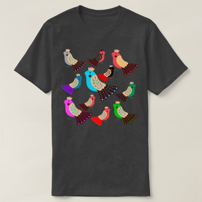 T-shirt pigeons motif 1 (Design devant)