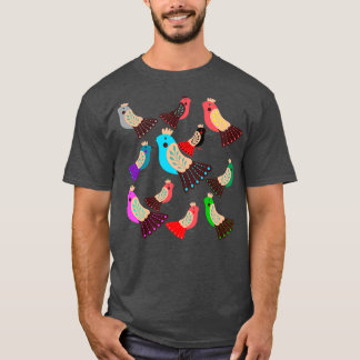 T-shirt pigeons motif 1
