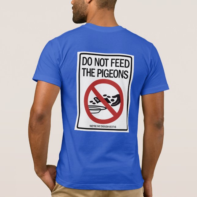 T-shirt Pigeons/offres de prédicateurs (arrières) (Dos)