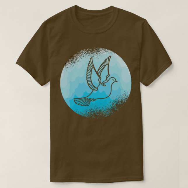 T-shirt Pigeons pigeon pigeon sport (Design devant)