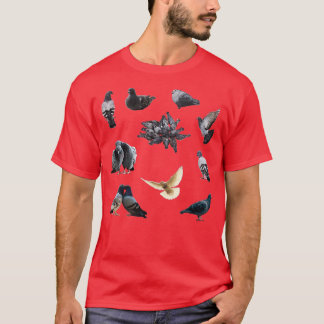 T-shirt Pigeons Sticker Pack