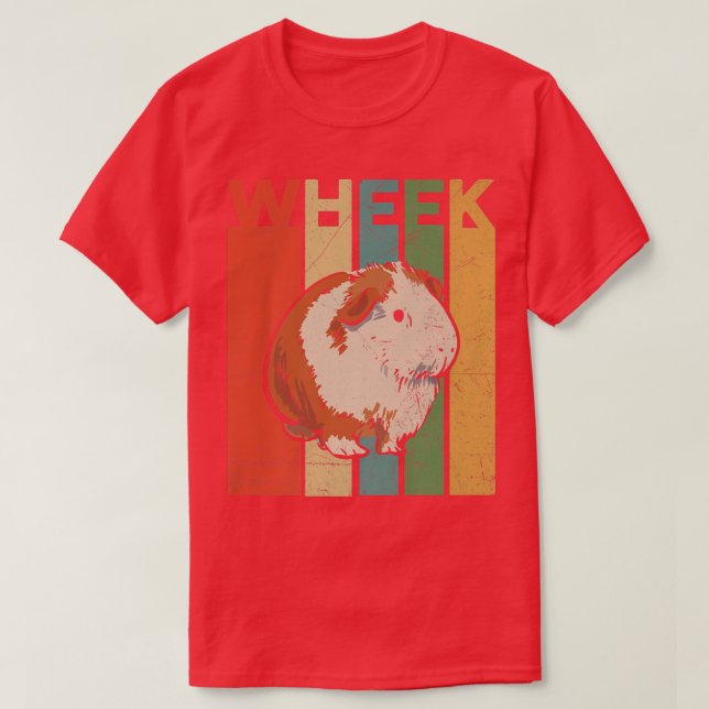 T-shirt Piggy Design for a Guinea Pig nerd  (Design devant)
