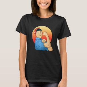 T-shirt Pignon Et Jupe En Plaque De Rockabilly