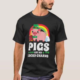 T-shirt Pigs My Lucky Charms Funny Jour de la Saint Patric
