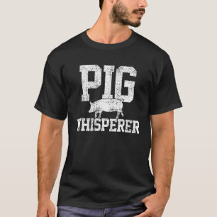 T-shirt Pigs Whisperer Farmer Vintage