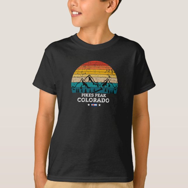 T-shirt Pikes Peak Colorado (Devant)