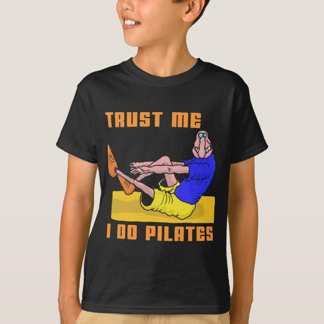 T-shirt Pilates drôle (Devant)