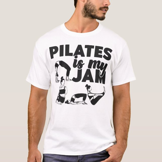 T-shirt Pilates Instructor Pilates Est Ma Jam Girl (Devant)